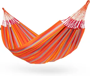 LA Siesta Brisa Classic Hammock, Handmade, Weather-Resistant, Tear-Resistant Hammock for Indoor & Outdoor Relaxation, Size-Double - Toucan