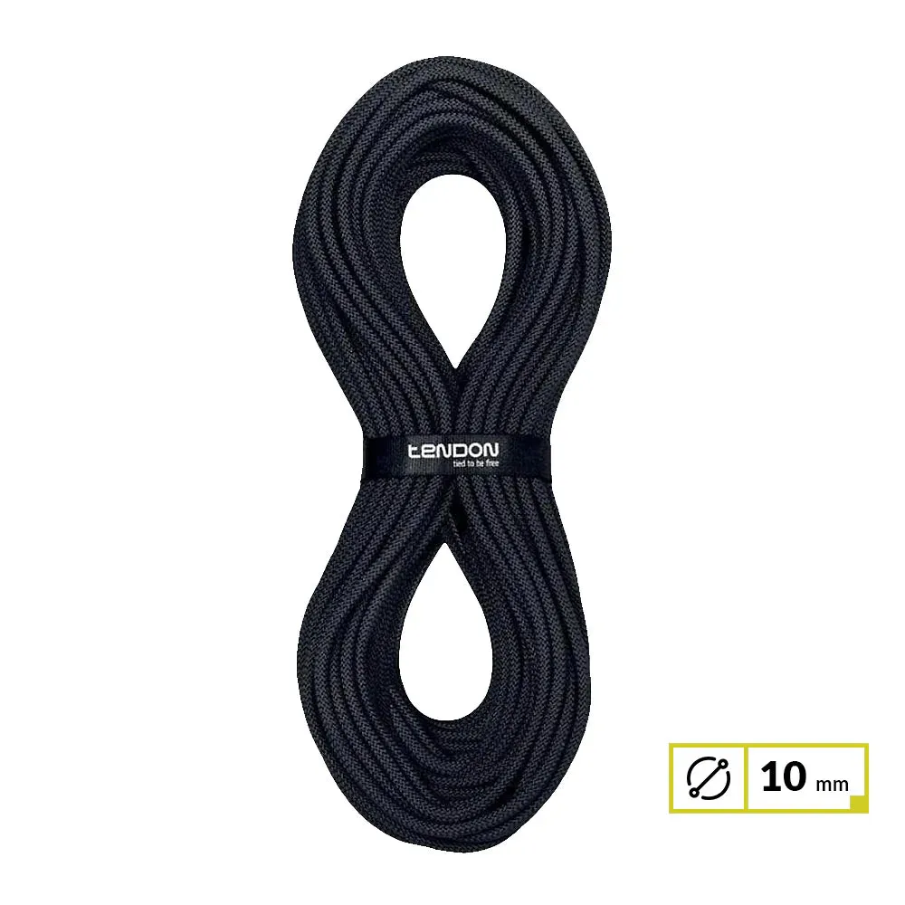 LANEX TENDON STATIC ROPE 10MM-BLACK