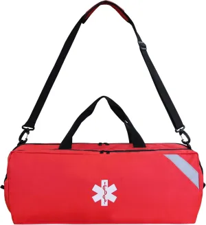 Large Medical Trauma Bag,Empty First Responder Bag,Large EMT Paramedic Economical First Aid kit,Lightweight and Durable(Red)