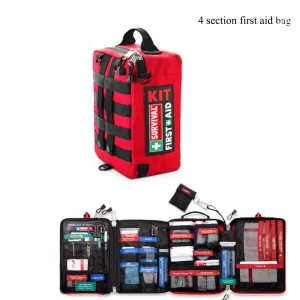 Large Professional First Aid Kit Tactical Rescue Medical Case for Car Sport Camping Travel Emergency Survival Kit Wound Care Bag