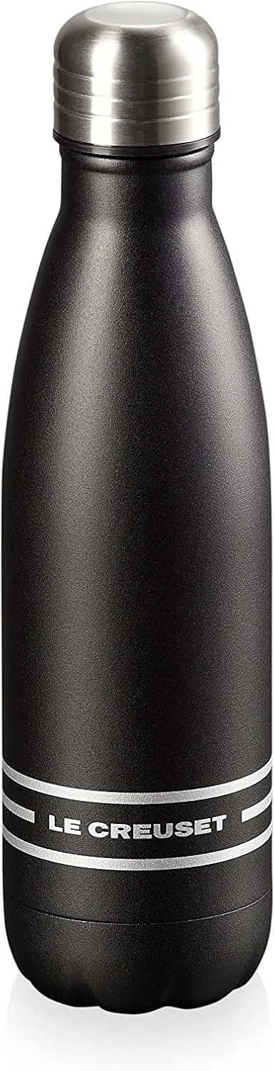 Le Creuset Hydration Water Bottle, 17 oz, Licorice
