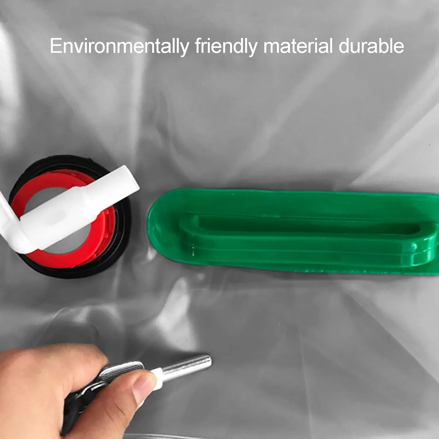 LFFH Collapsible Water Container, BPA Free Plastic Water Bag Tank Camping No Leak for Party Kitchen Picnic Bar BBQ Longer Time (Color : Clear, Size : 20L)