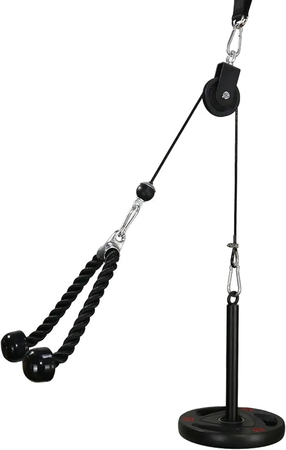 LFJ LAT Pull Down and Lift Weight Pulley System Cable Machine Pulley Attachment for Triceps Pull Down, Biceps Curl, Back, Forearm, Shoulder Home Gym Equipment