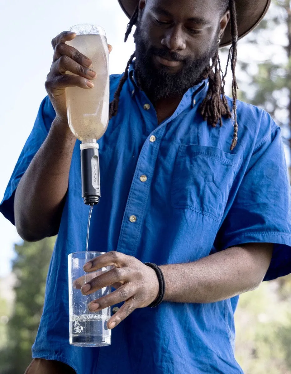 LifeStraw Peak Series Collapsible Squeeze Bottle With Filter