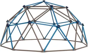 Lifetime 90939 Geometric Dome Climber Jungle Gym, 4.5' High x 9' Wide, Blue & Brown