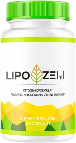 Lipo-zem Natural BHB Supplement for Energy and Vitality, Non-GMO, Gluten-Free, with Magnesium Calcium Sodium BHB Supplement，Vitality and Wellness Support