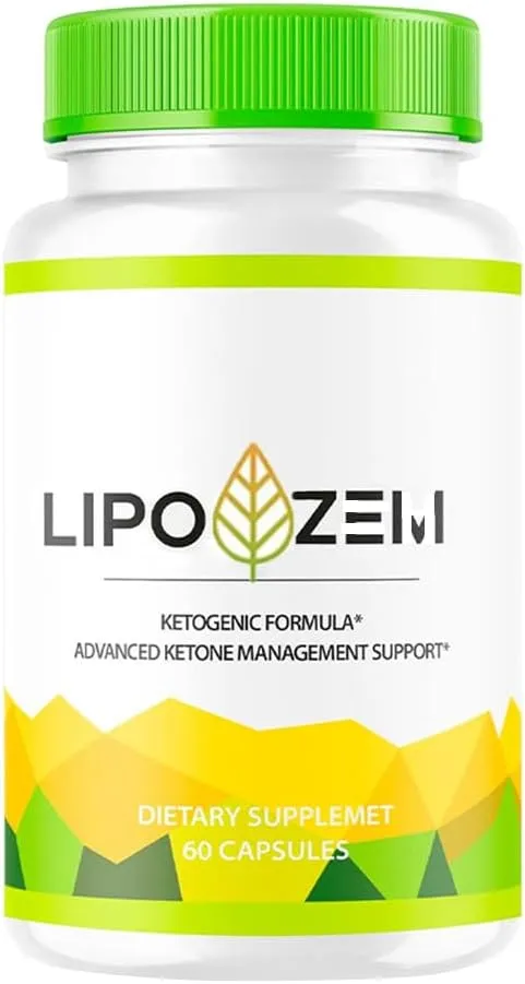 Lipo-zem Natural BHB Supplement for Energy and Vitality, Non-GMO, Gluten-Free, with Magnesium Calcium Sodium BHB Supplement，Vitality and Wellness Support