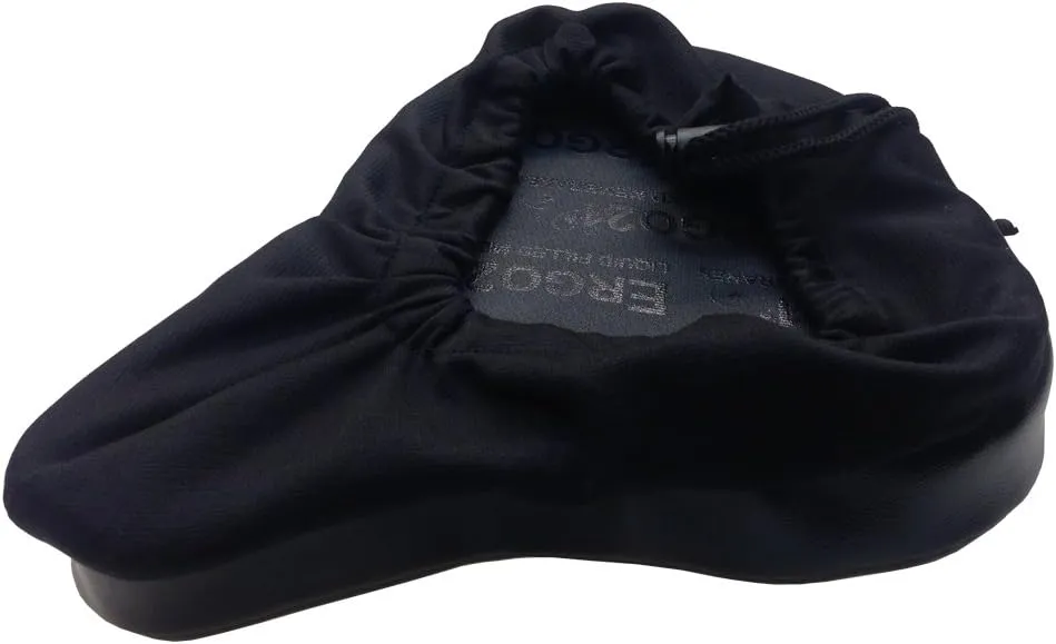 Liquicell Bicycle Seat Cover for Men & Women | Exercise Bike Seat Cushion with Water & Dust Resistant Comfortable Seat Cover Compatible with Spin Bike, Indoor & Outdoor Cycling
