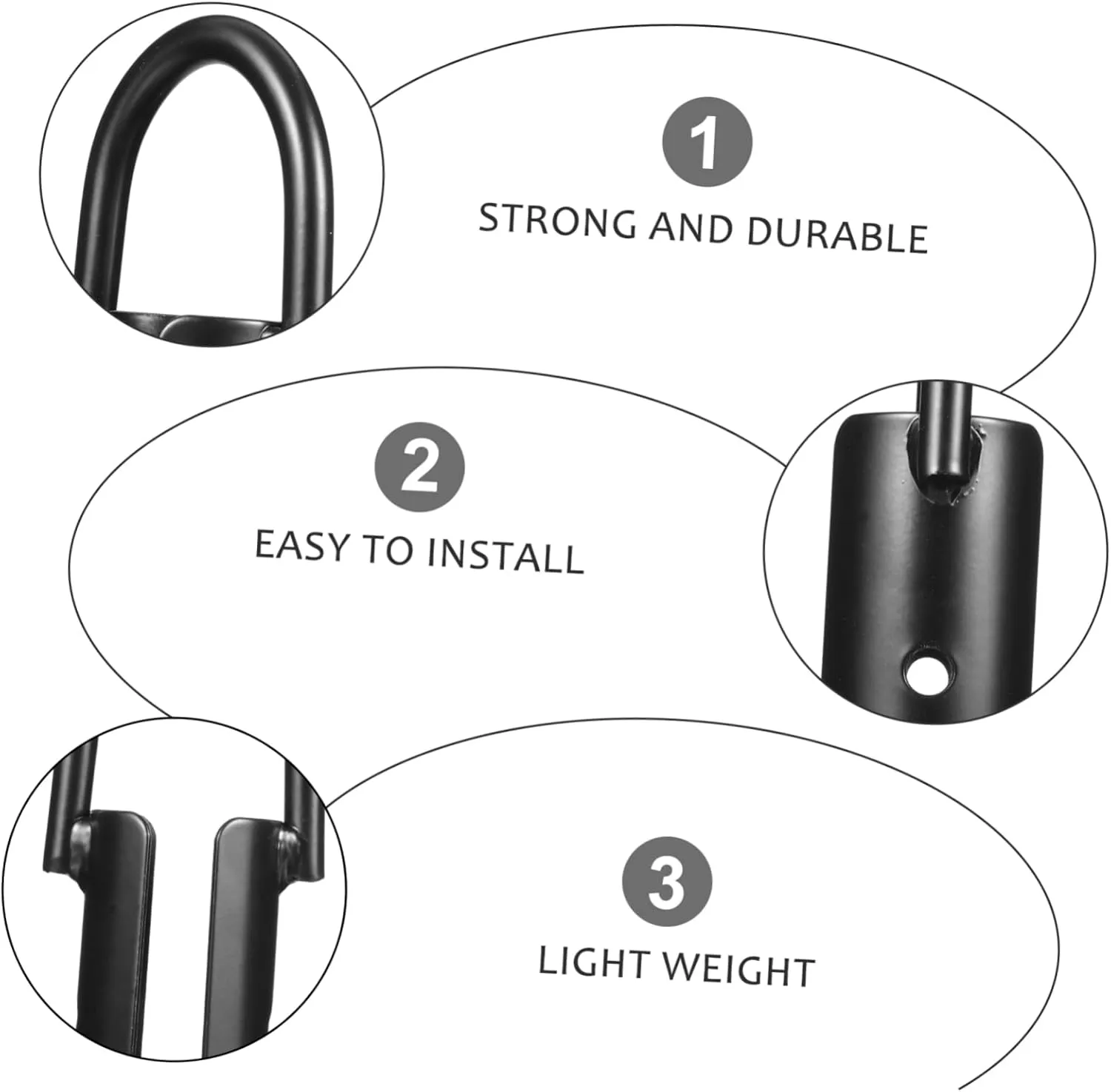 Load-Bearing Rope Hook Camping Accessories Heavy Duty Hooks Outdoor Hooks Climbing Safety Rope Hook