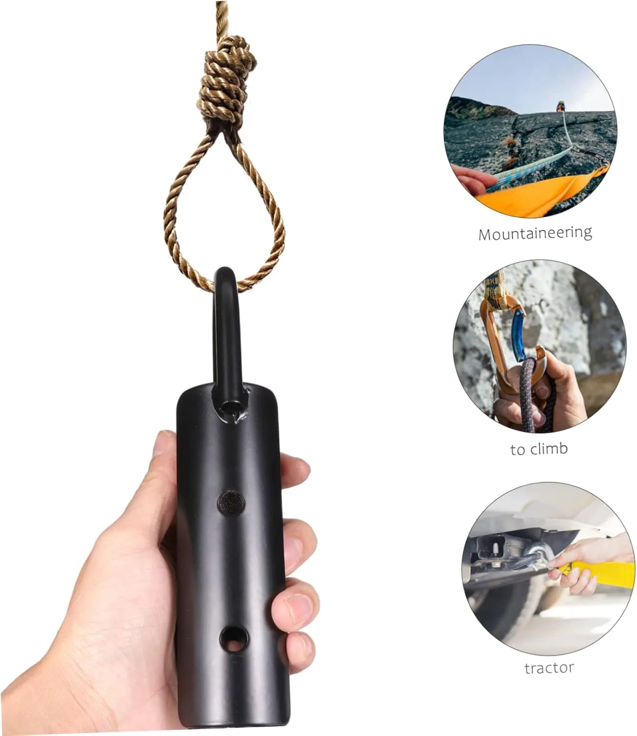 Load-Bearing Rope Hook Camping Accessories Heavy Duty Hooks Outdoor Hooks Climbing Safety Rope Hook