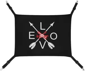 Love Firefighter Hanging Cat Bed Soft Breathable Pet Hammock for Cage Pet Sleeper for Kitten Ferret Puppy Rabbit