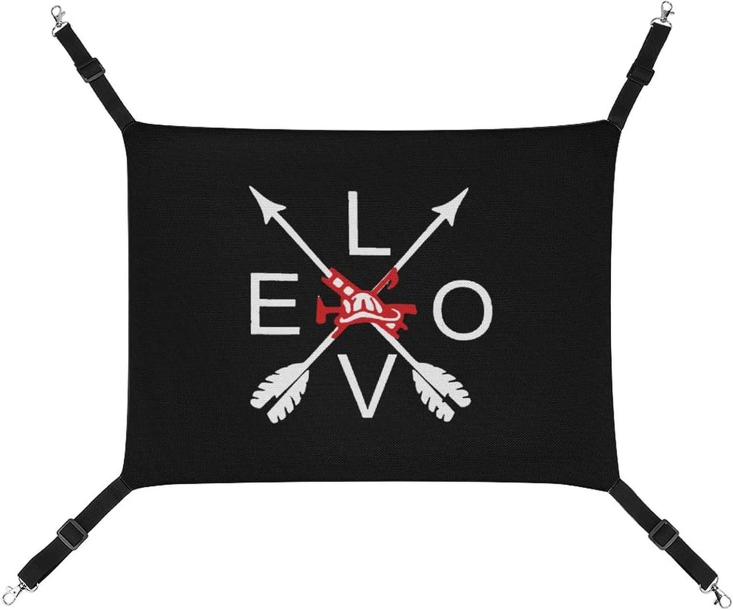 Love Firefighter Hanging Cat Bed Soft Breathable Pet Hammock for Cage Pet Sleeper for Kitten Ferret Puppy Rabbit