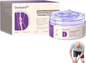 LOVILDS Turmeric & Emu Oil Arthritis Soothing Pain Relief Massage Gel, Joint Pain Relief Purple Gel, Joint Therapy Pain Relief Cream, Joint Pain Relief Cream for Back, Neck, Hands, Knee (1PC)