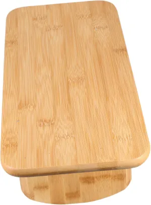 Luxshiny Compact Bamboo Meditation Stool Yoga Bench for Office Meditation Prayer