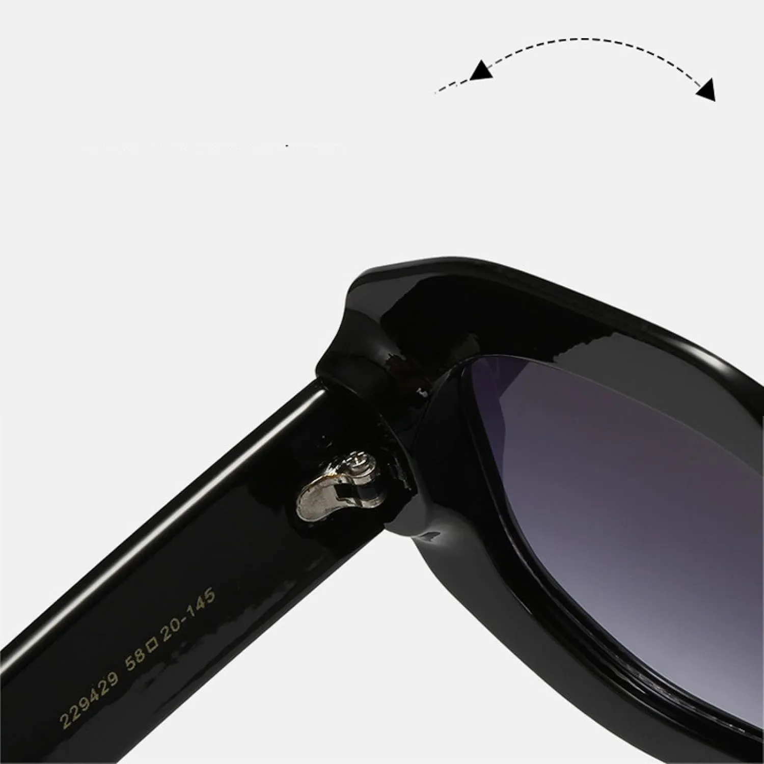 Luxury Big Frame Sunglasses Men Women Fashion Trend Outdoor Travel Street Photography Shades Uv400