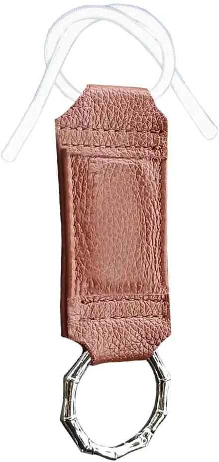Magnetic Heavy Duty Handbag Holder,Heavy Duty Magnetic Keychain, Bag Magnet Purse Holder,Magnetic Handbag Clip, Ladies Fashion Bag Accessories (Brown)