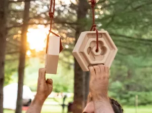 Maple Pretzel Hangboard