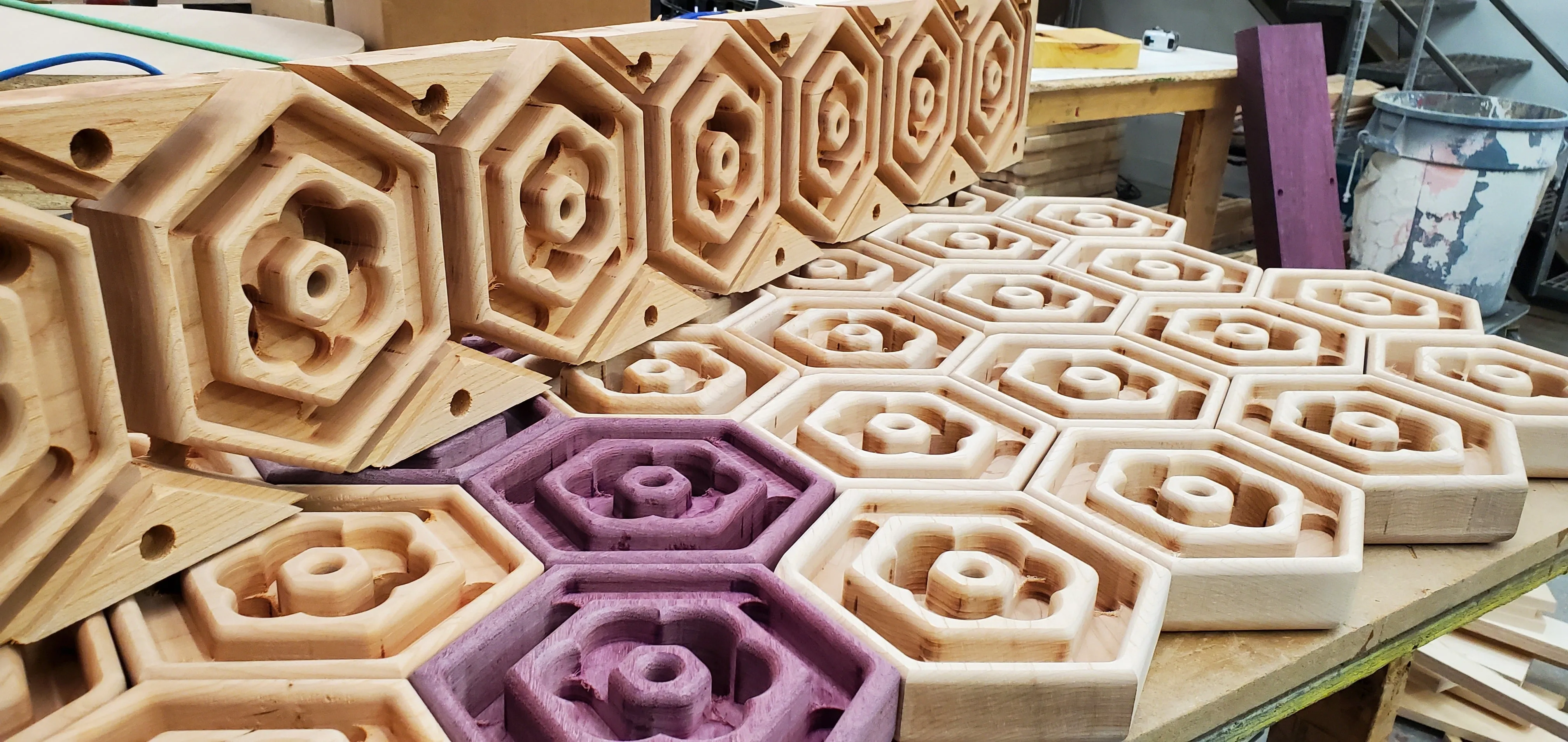 Maple Pretzel Hangboard