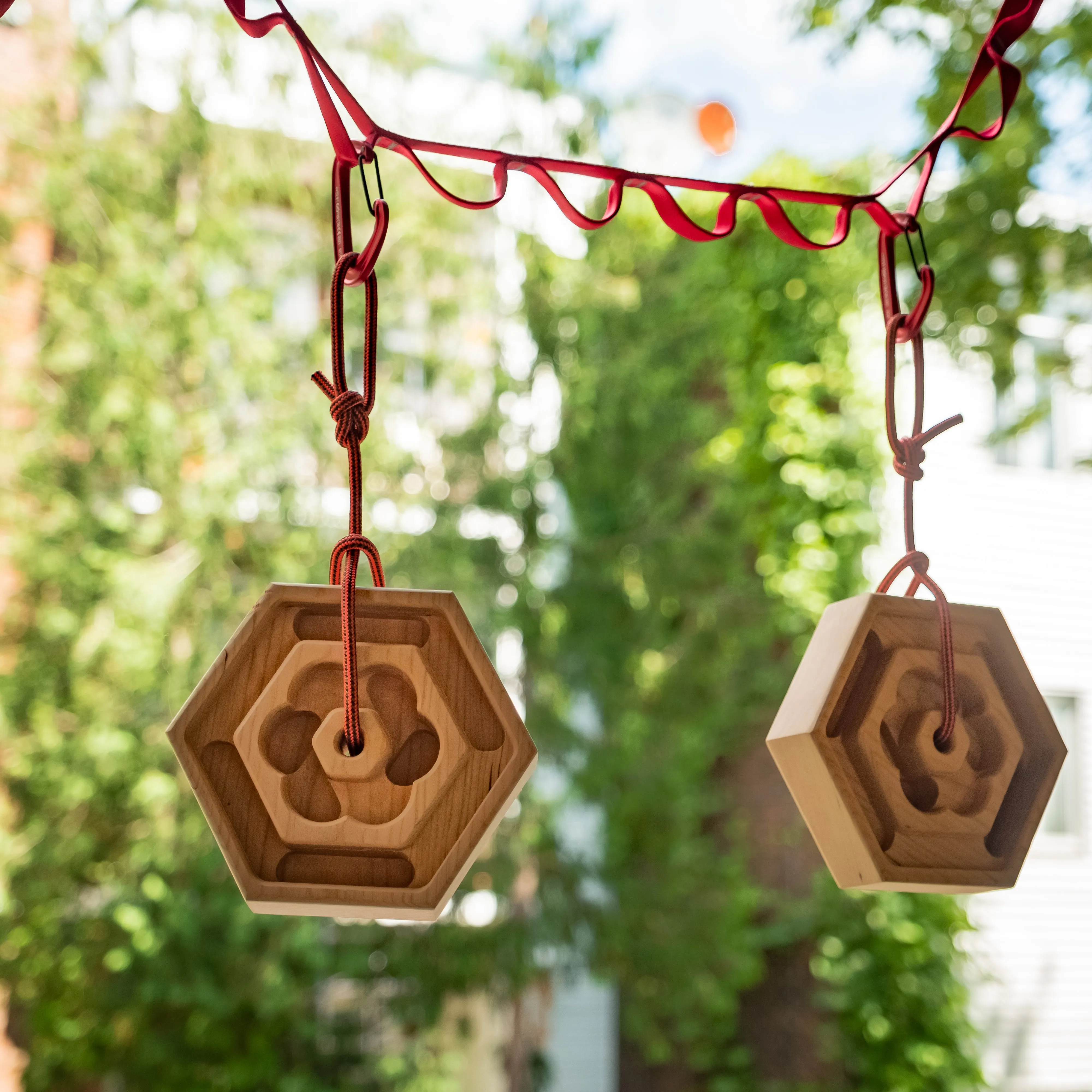 Maple Pretzel Hangboard