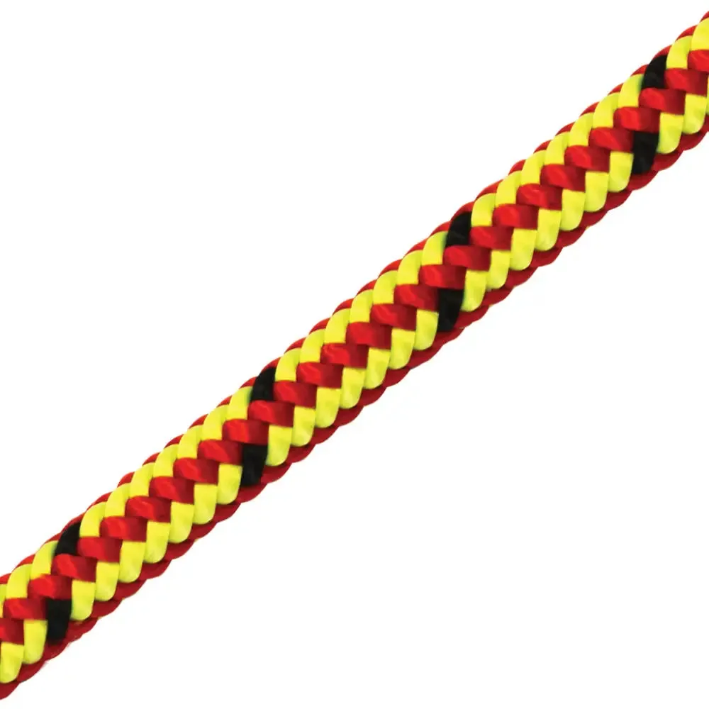 Marlow Gecko Red/Yellow Spliced Rope - 13mm