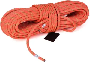 MaxS Climbing Auxiliary Rope Static Rope Safety Rescue Rope Diameter 10mm (Orange, Length:30Meter)