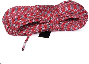 MaxS Climbing Auxiliary Rope Static Rope Safety Rescue Rope Diameter 10mm (Red, Length:40Meter)