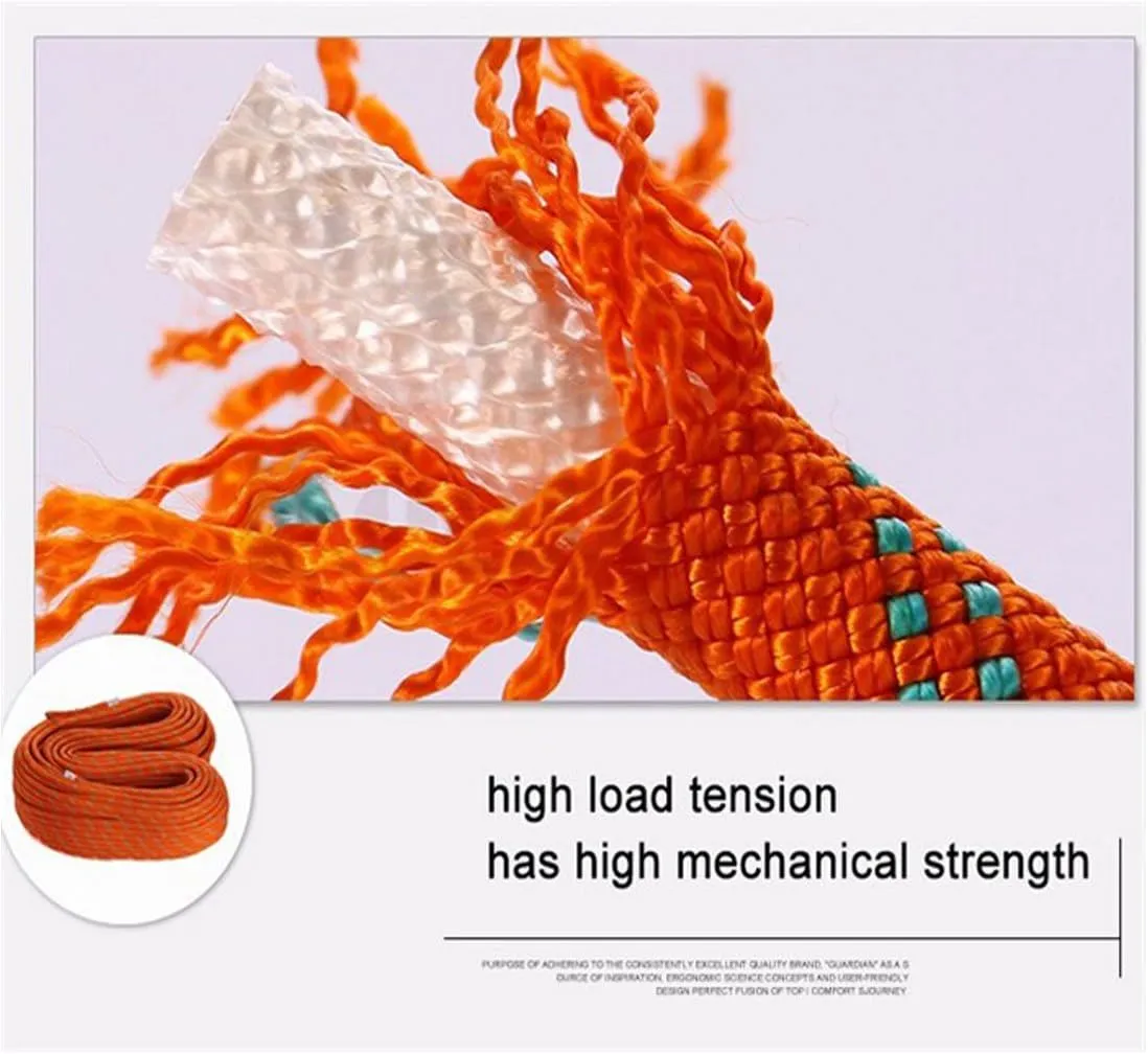 MaxS Climbing Auxiliary Rope Static Rope Safety Rescue Rope Diameter 10mm,(Orange Length:20Meter)