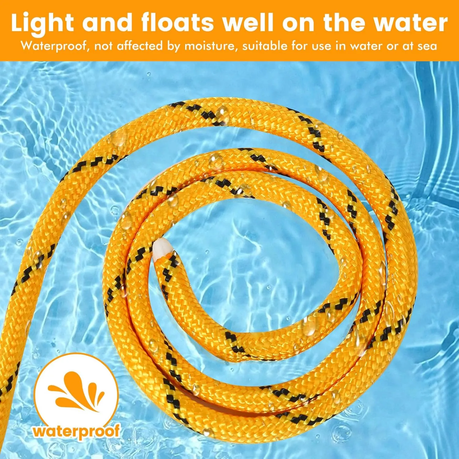 MaxxHaul 50229 3-Pack of 1/4" x 25' 3/8" x 50' 1/2" x 100' Diamond Braided Rope Extra Strength-Sunlight and Weather Resistant, Multicolor