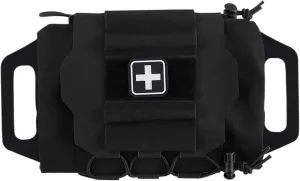 Med Kit Tactical Large Capacity Tactical First Aid Kit, Survival Two-Piece System Med Roll Carrier Trauma Kit for Emergency Survival Outdoor Travel Hiking Med Kit Tactical