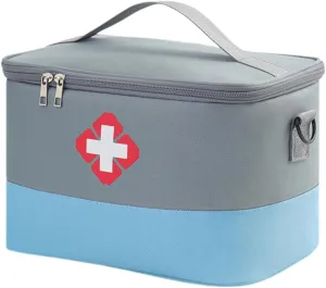 Medical Supplies Organizer Bag, Empty First Aid kit Bag Travel Medicine Bag for Home, Camping, Traveling, Car
