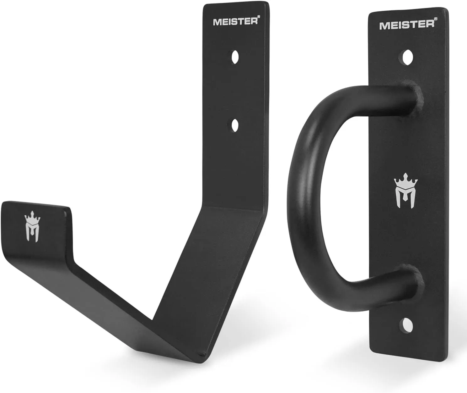 Meister XSteel Battle Rope Wall Mount Kit w/Anchor & Storage Hook - Matte Black