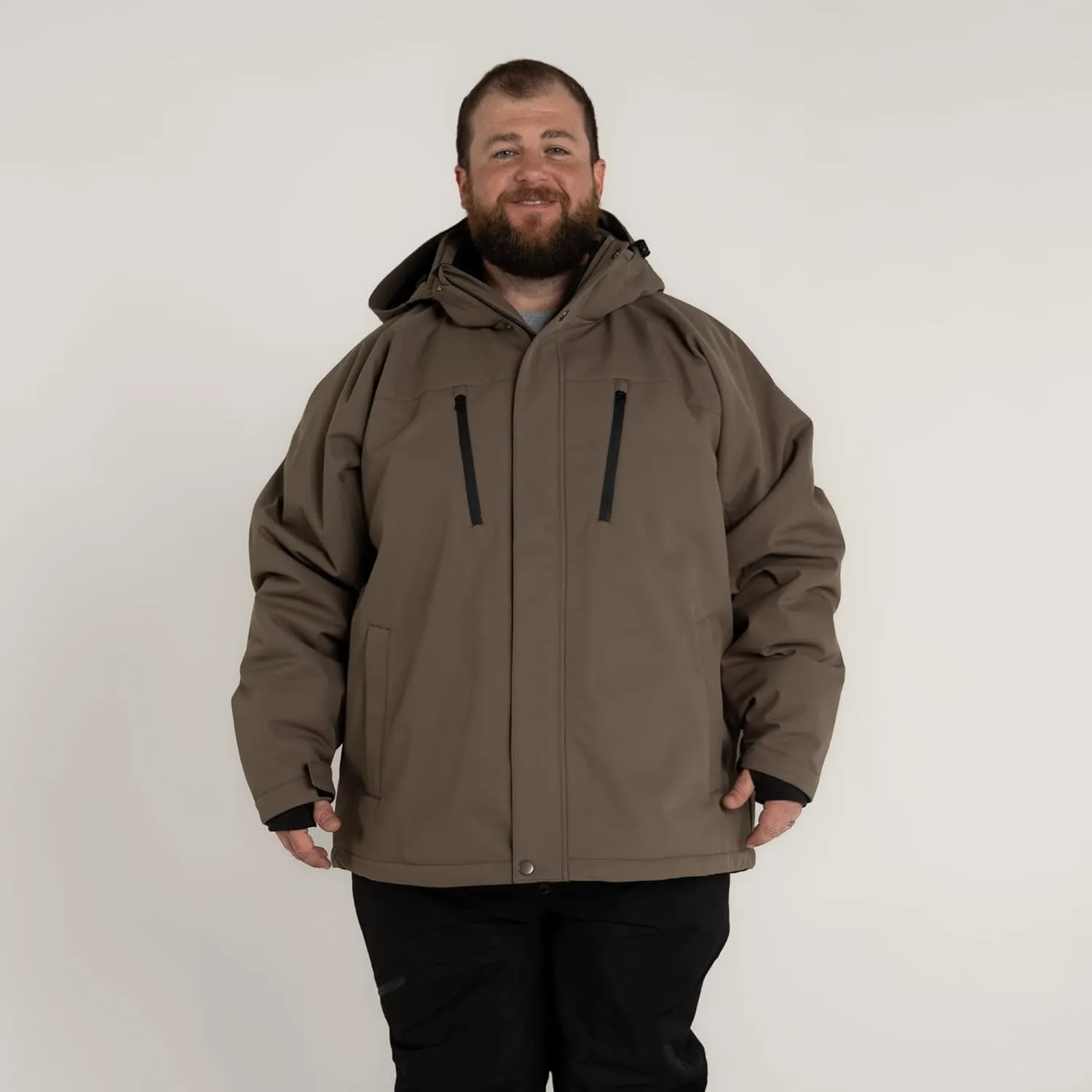 Mens Insulated Soft Shell Jacket Coat Big 2X-7X Siberian