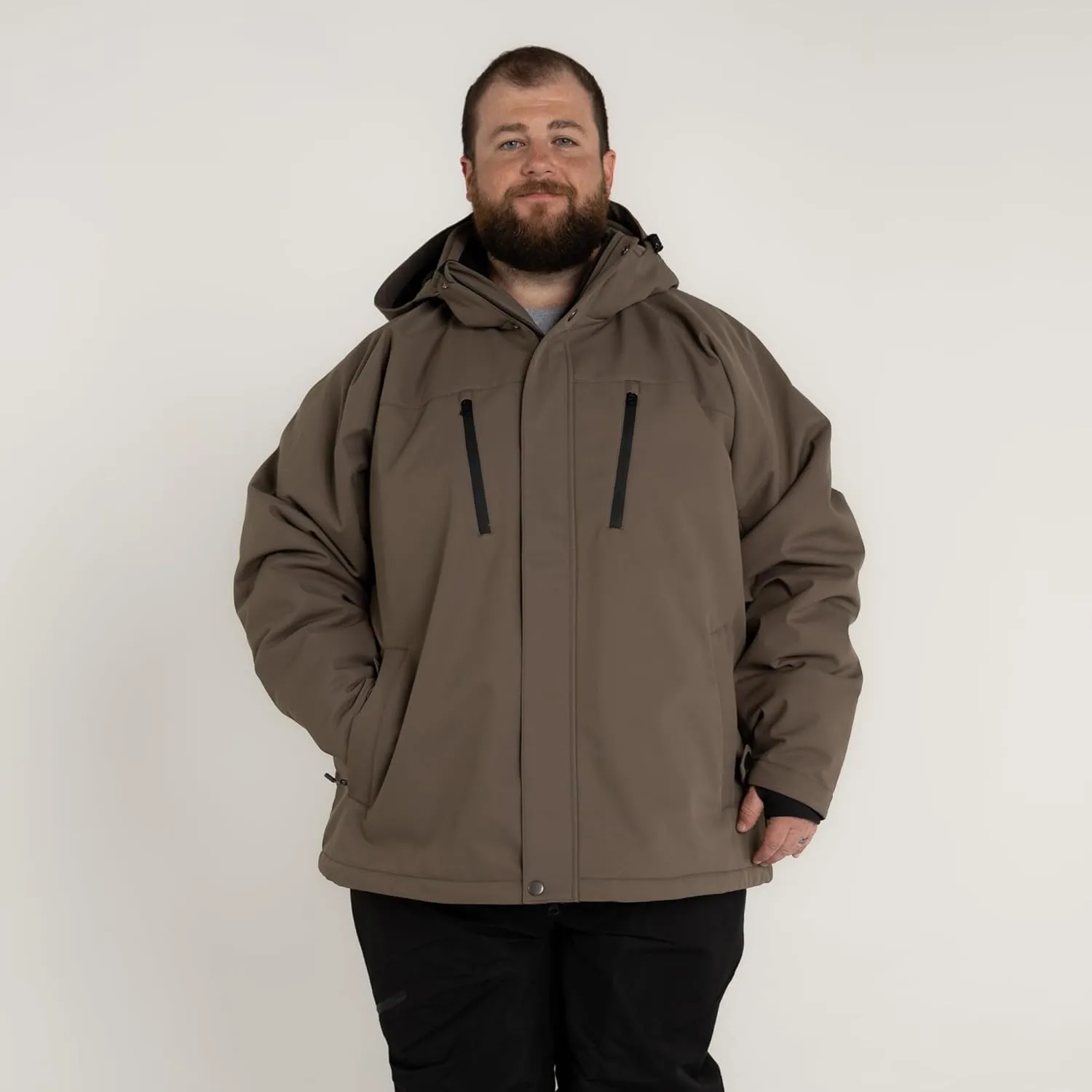 Mens Insulated Soft Shell Jacket Coat Big 2X-7X Siberian
