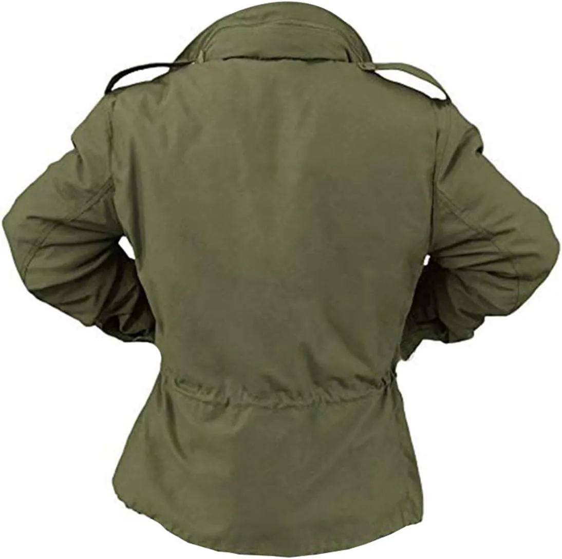 Men's M65 Field Green Rambo Jacket | Men's First Blood Military Cotton Vintage US Army Field Jackets