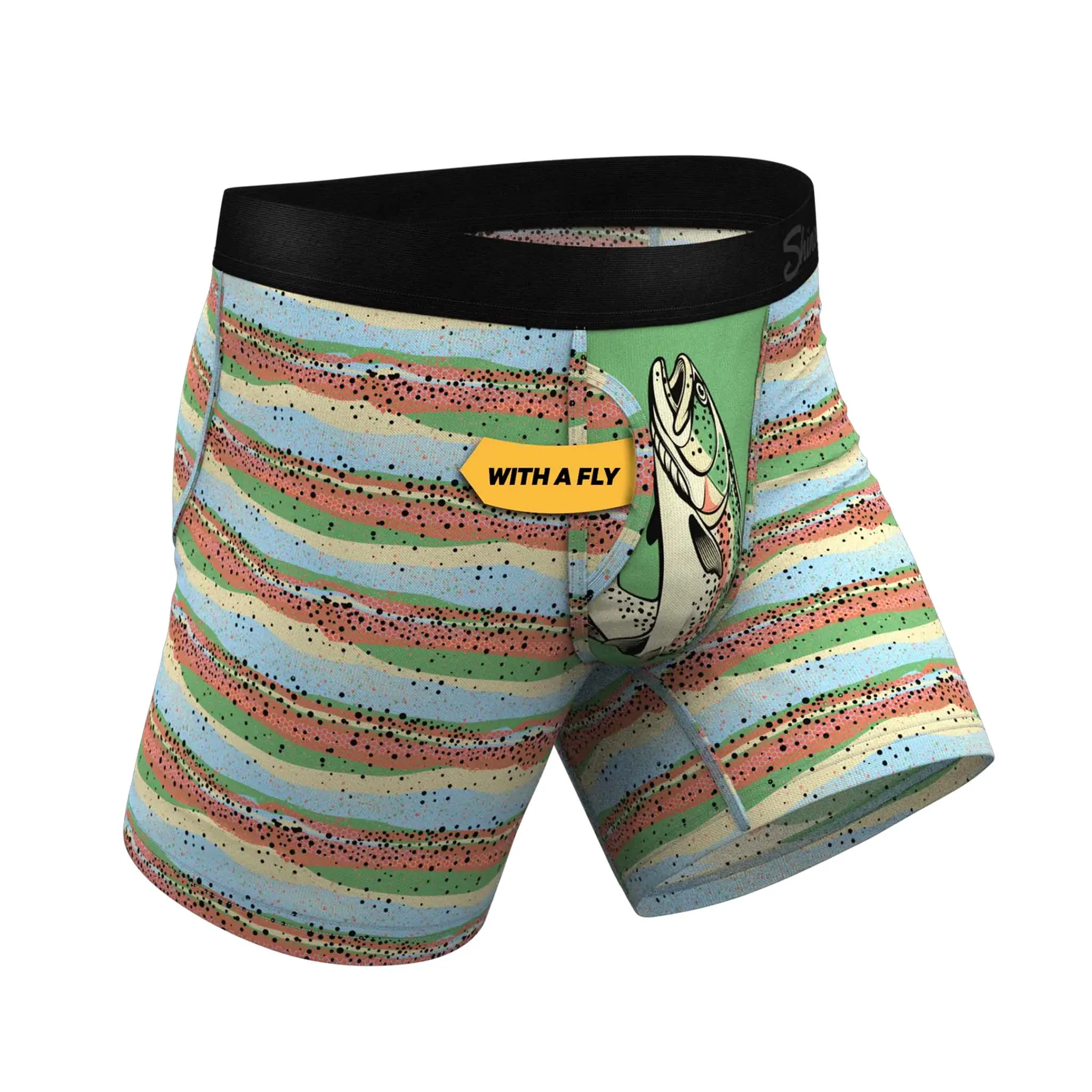 Men's Shinesty The Trout Of The Blue Hammock Pouch Underwear