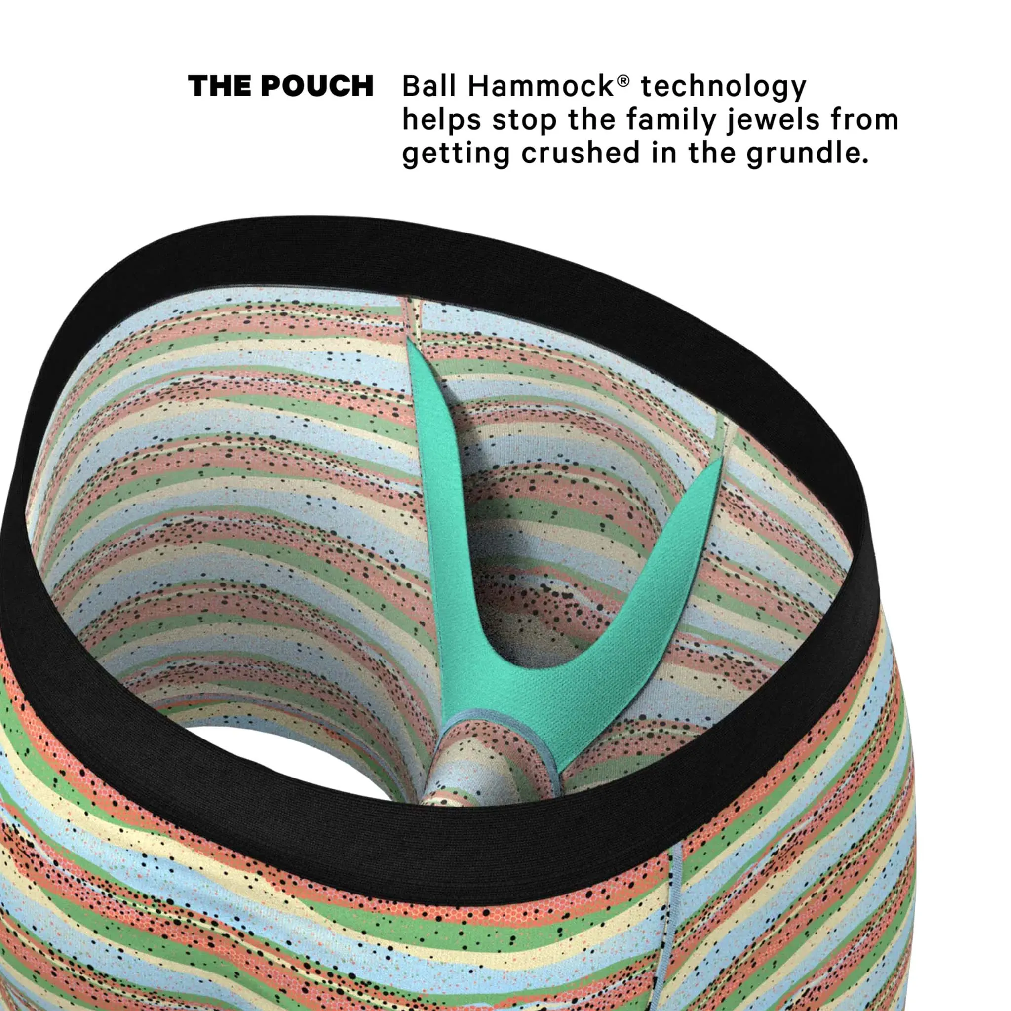 Men's Shinesty The Trout Of The Blue Hammock Pouch Underwear