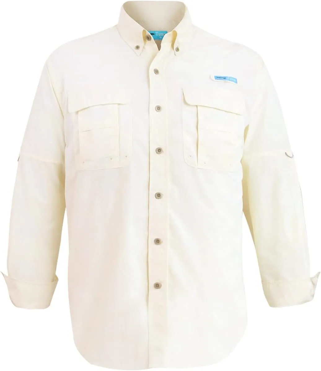 Men's UV UPF 50  Sun Protection Soild Anti-Static Waterproof Breathable Fast Dry Hiking Fishing Long Sleeve Shirt