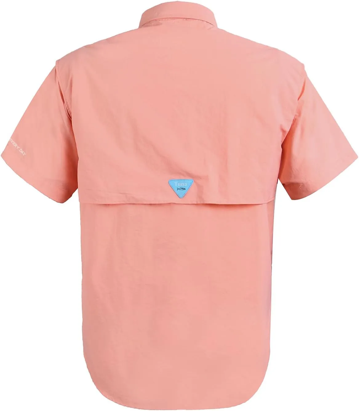 Men's UV UPF 50  Sun Protection Soild Waterproof Breathable Fast Dry SPF Hiking Fishing Short Sleeve Shirt