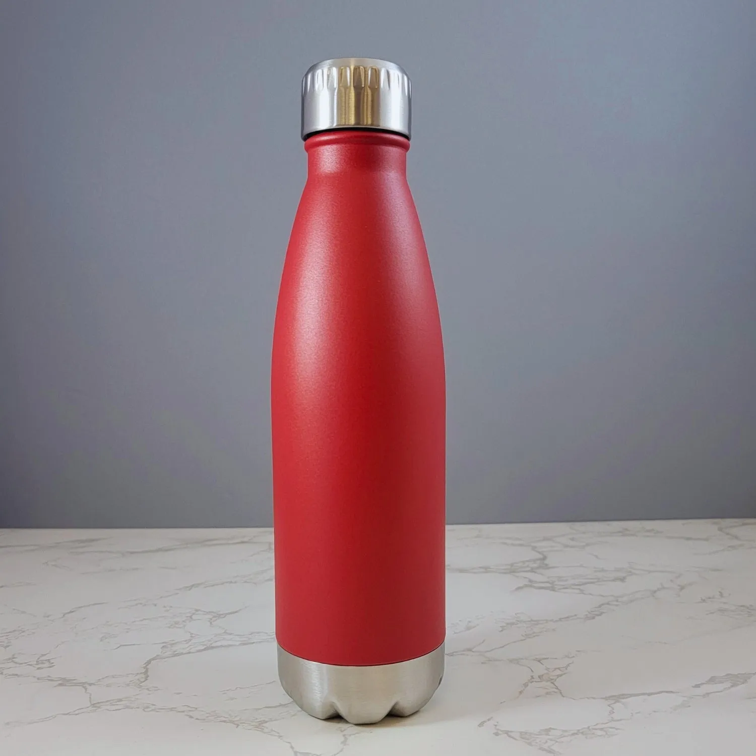 Mermaid In The USA Patriotic Theme Red 17oz Water Bottle LA5107