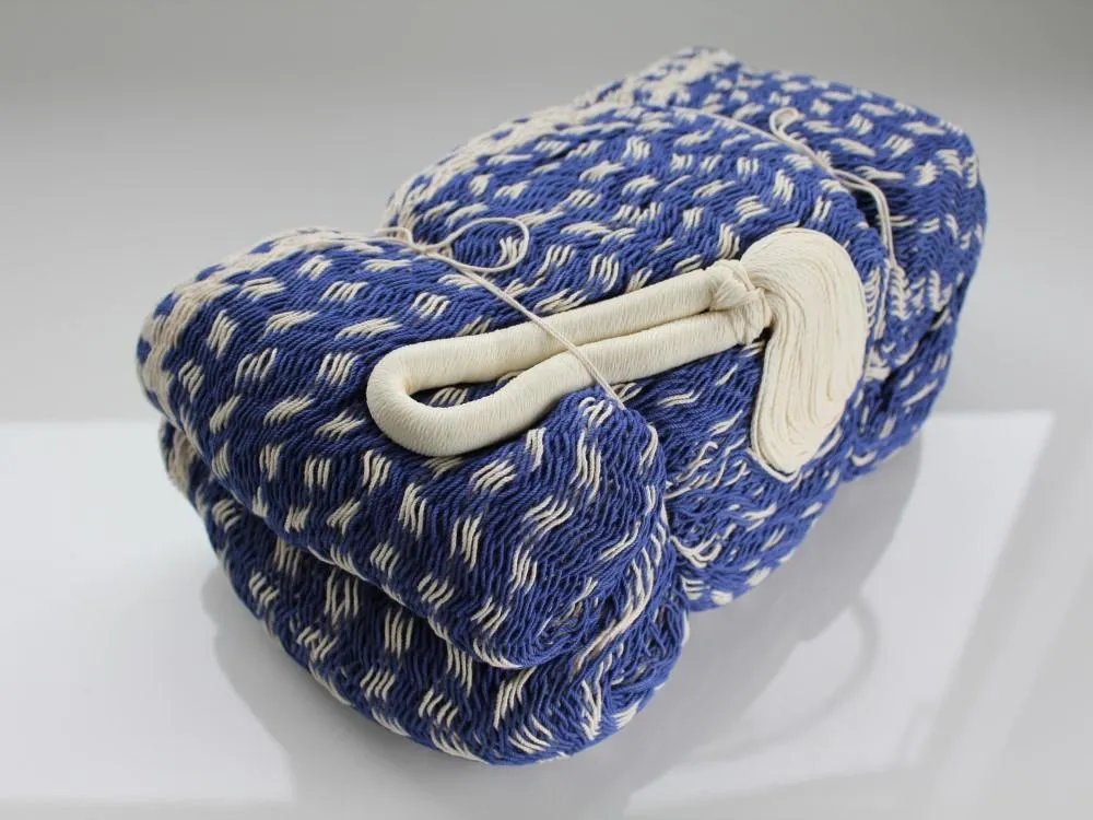 Mexican Hammock - Blue and White