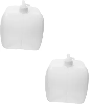 Mikikit 2pcs Foldable Water Storage Tank Portable Water Container Vehicle-mounted Bag Camping Tool Easy to Carry