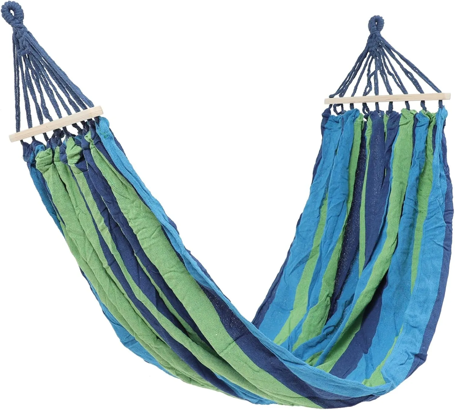 Milisten Lightweight Camping Hammock Double with Parachute Cloth Anti Rollover Swing Bed for Travel Hiking Garden Relaxation