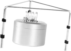 Mini Alcohol Furnace, Alcohol Burner Aluminium Alloy, Efficient, Compact Camp Furnace for Outdoor Tourist Picnic BBQ Hiking, with bracket