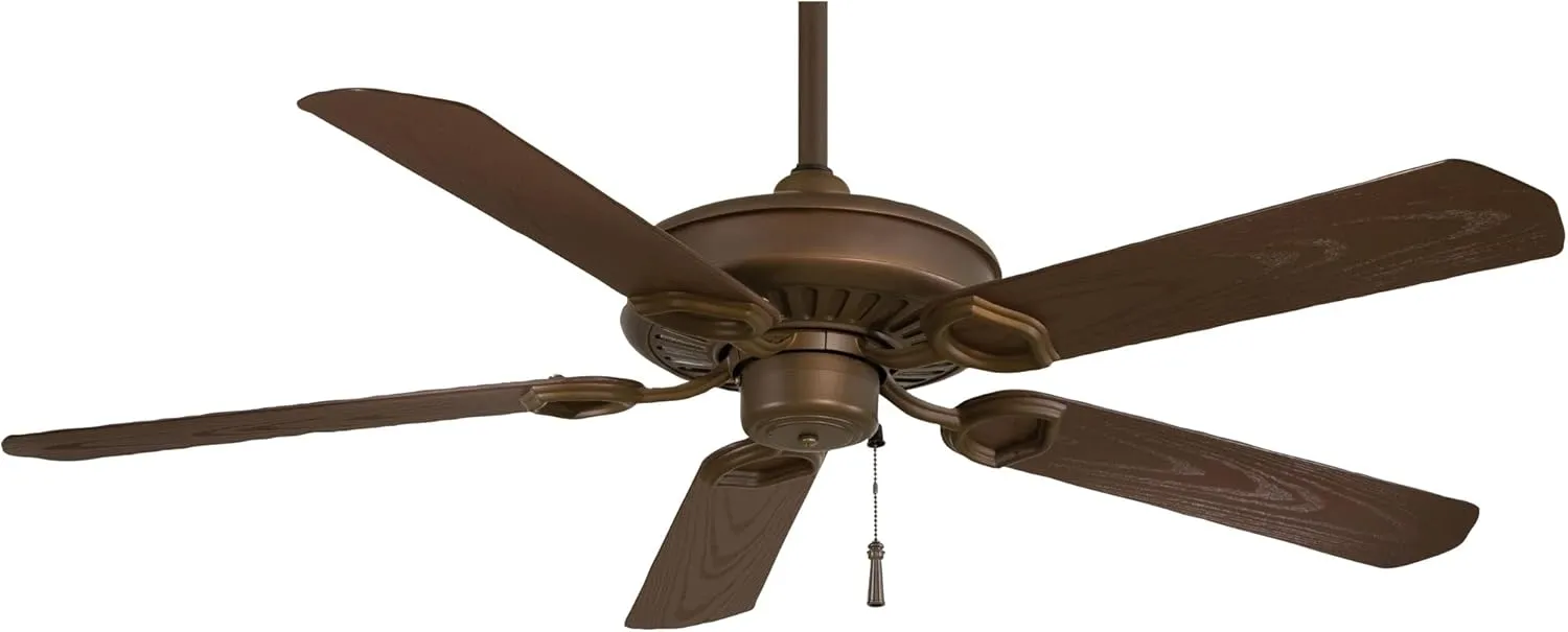Minka-Aire F589-ORB Sundowner 54 Inch Outdoor Pull Chain Ceiling Fan in Oil Rubbed Bronze Finish