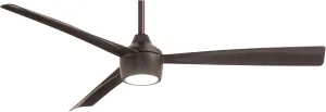 MINKA-AIRE F626L-ORB Skinnie 56" Ceiling Fan with Integrated LED Light in Oil Rubbed Bronze Finish