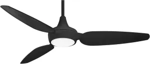 Minka-Aire F675L-CL Seacrest 60" Outdoor Ceiling Fan with Remote, Coal