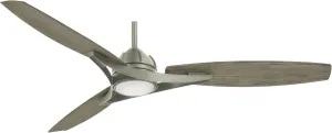 Minka-Aire F742L-BNK Molino 65" Ceiling Fan with LED Lights, Burnished Nickel