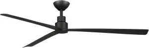 MINKA-AIRE Simple XL 65" Outdoor Ceiling Fan F789-CL - Coal