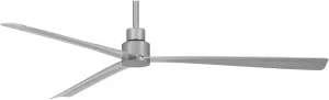 MINKA-AIRE Simple XL 65" Outdoor Ceiling Fan F789-SL - Silver