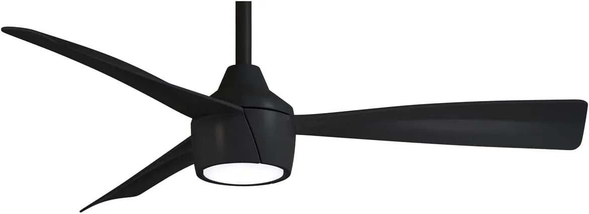 MINKA-AIRE Skinnie 44" Outdoor LED Ceiling Fan F625L-CL - Coal